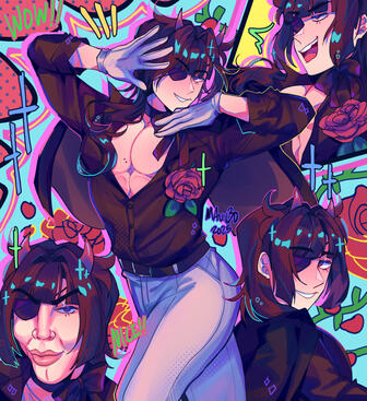 character page of the receptionist character character page of the receptionist character