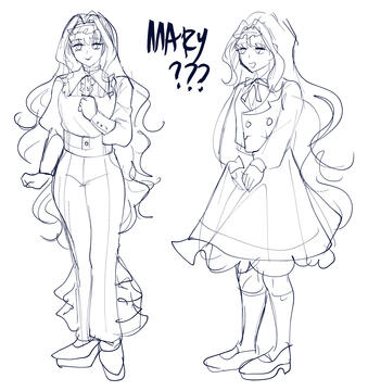 possible design of a side character.