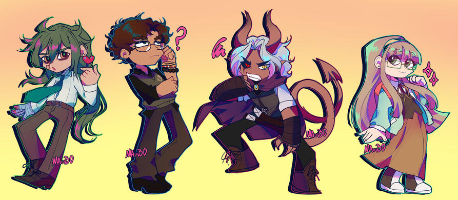 semi chibi ft. friend's characters semi chibi ft. friend's characters